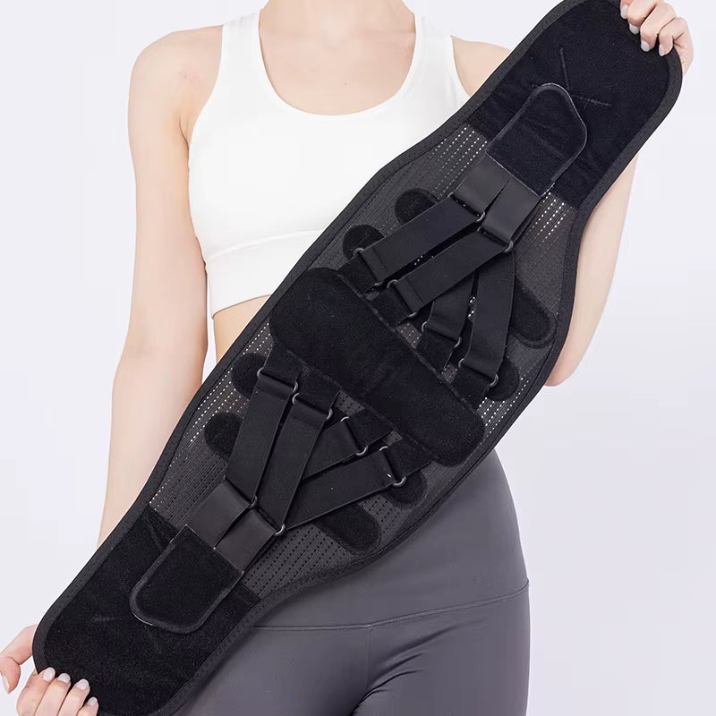 Heat Press Adjustable Elastic Waist Belt Sports Men and Women Lumbar Support for Lifting Weights Fitness Support