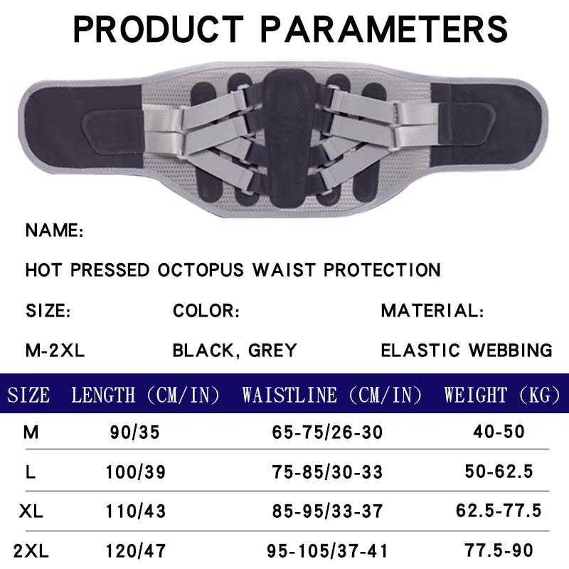 Heat Press Adjustable Elastic Waist Belt Sports Men and Women Lumbar Support for Lifting Weights Fitness Support